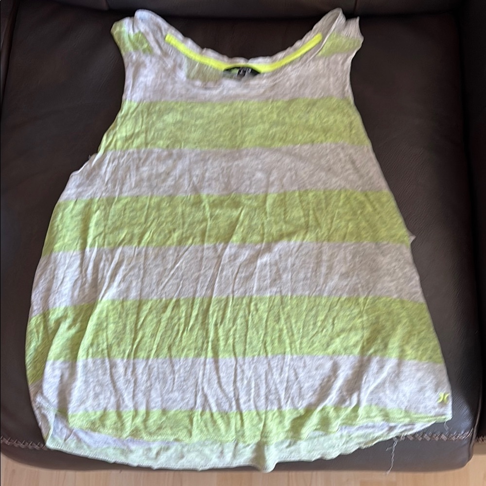 Hurley Striped Muscle Tank Top